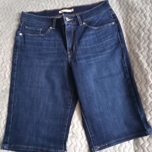 Levi's Indigo Women's Denim Bermudas
